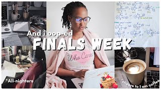 FINALS WEEK VLOG Studying 14 Hours+Pulling All-Nighters *Motivational Exam Vlog* Chemistry Student