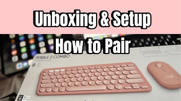 Logitech Pebble 2 Combo Unboxing & Setup | Wireless Keyboard & Mouse | How to Pair [Tonal Rose]