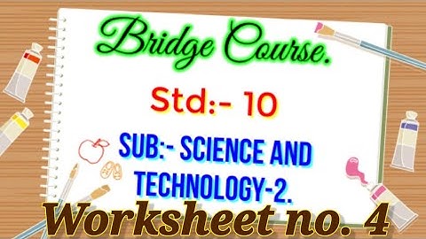 Bridge Course Class 10th Science 2 || Setu Abhyas || Bridge Course Class 10th Science Day 4