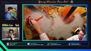 Charizard Spray Paint Painting! Part 3 (Live Twitch Stream 1/6/21)