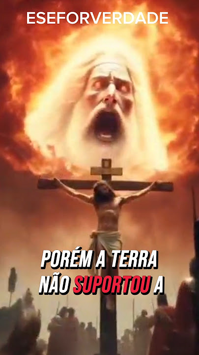 A PRESENÇA DE DEUS QUASE DESTRUIU A TERRA PARA VER A MORTE DE JESUS #biblia #curiosidades #jesus