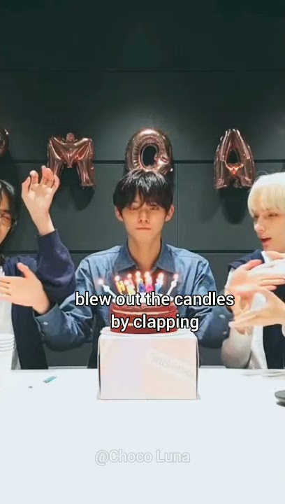 How Belift and JinHit boys blow out the candles//chaos*#bts#txt #enhypen