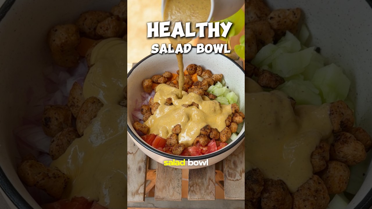 High Protein Salad At Home! 40g Protein