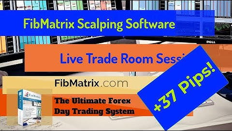 09 16 2020 5 Trades 37 Pips! FibMatrix Forex Scalping Software Live Trade Room Session