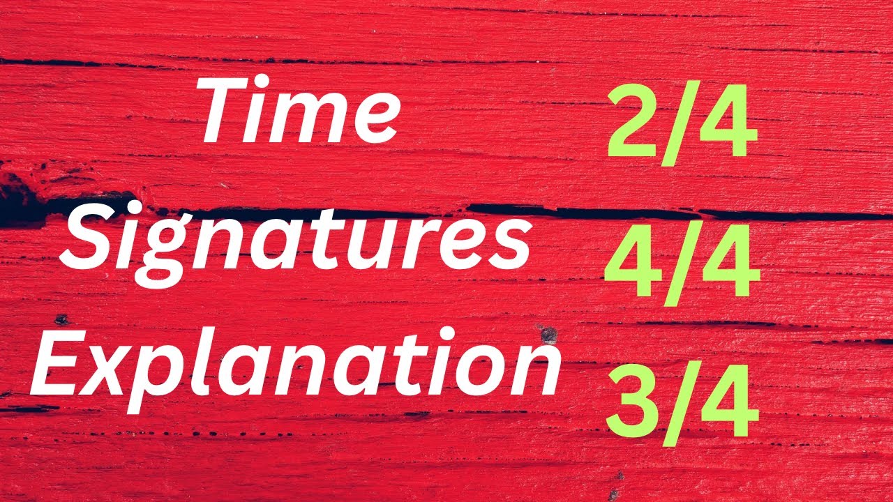 Time Signature Pt 3 Explanation - YouTube