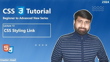 CSS Styling Links & Custom Button | CSS Link States