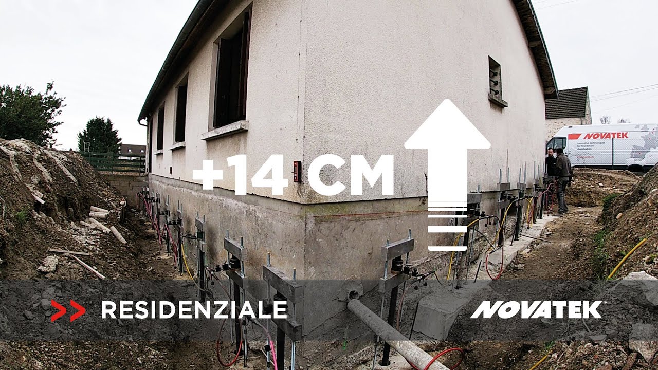 Sollevamento Edificio Residenziale +41 CM in Francia – Novatek