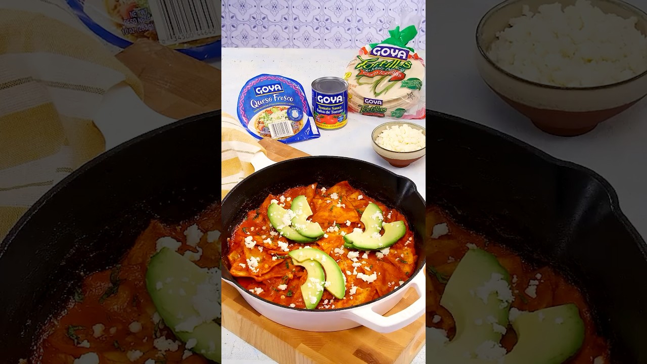 Cómo hacer chilaquiles rojos
