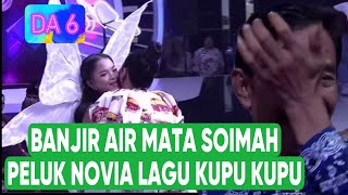 Banjir air mata Novia kupu kupu berhasil buat SO soimah dan ayah nya sampai terharu