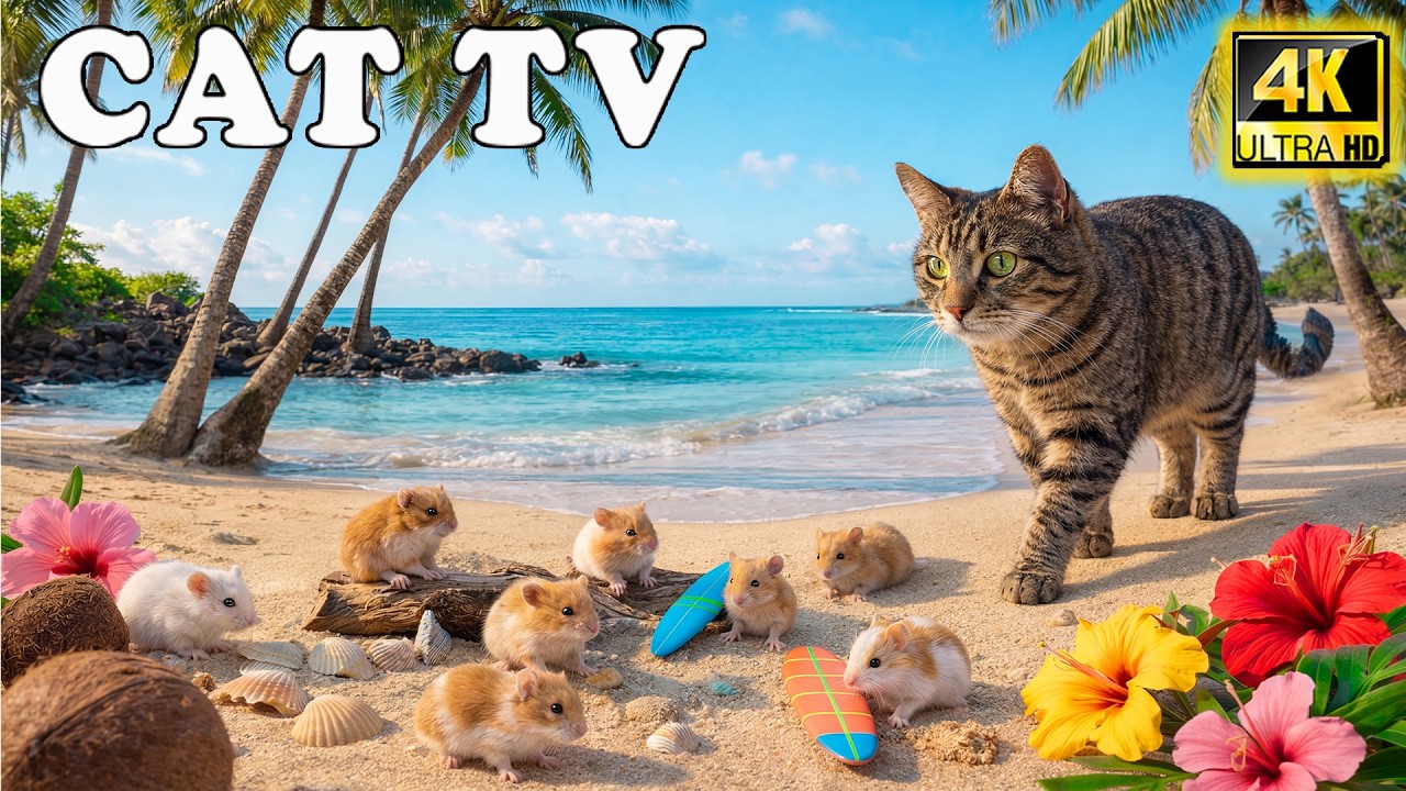 Cat TV Mouse Maze 🐭 Realistic Mouse Adventure in the Wild | Interactive Cat Video