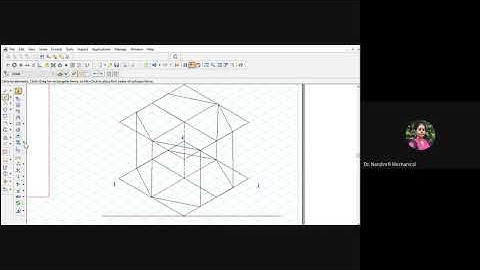 EGDL - Isometric Projection -Hexagon  Hemisphere problem - Dr Nandini R
