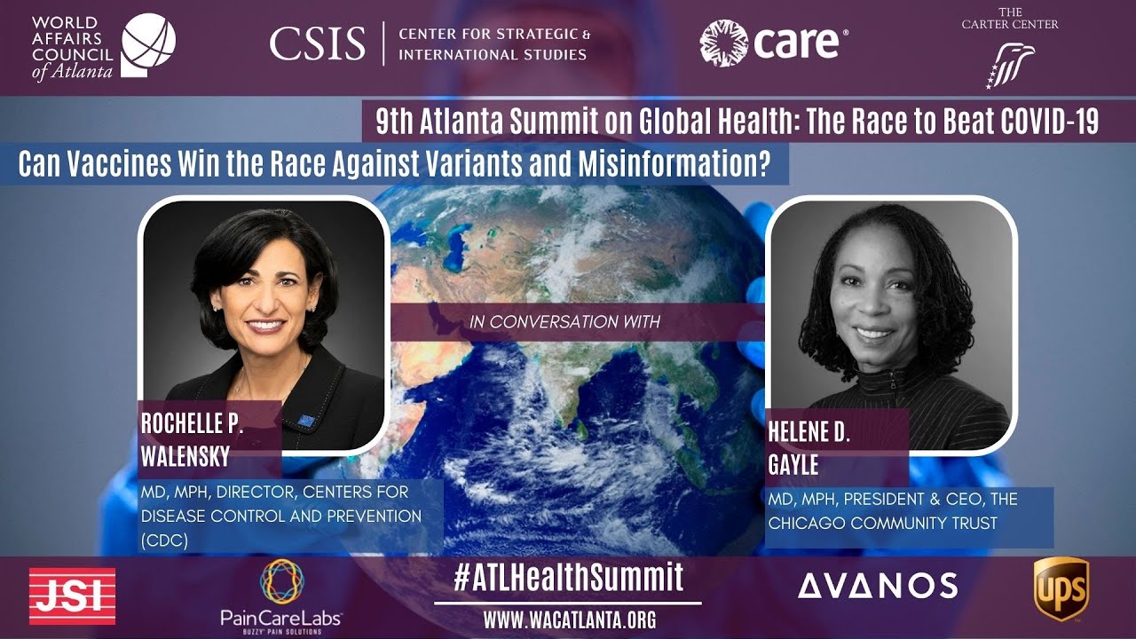 2021 Global Health Summit Day 2, Opening Keynote: CDC Director Dr. Rochelle Walensky