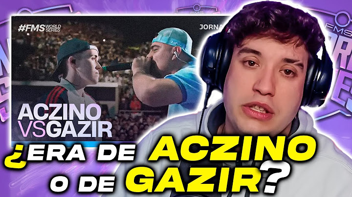 ¿ERA DE ACZINO O DE GAZIR? KAPO 013 VOTA EL ACZINO VS GAZIR FMS WORLD SERIES J01