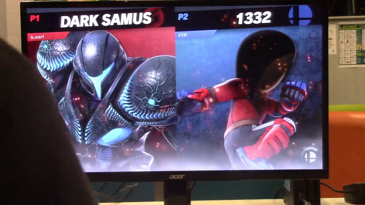 KEarl (Dark Samus, Banjo) vs. FireThePyro (Mii Brawler) - Winners Round 2 - Untitled Redmond Local