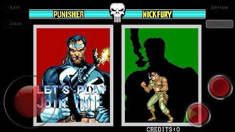 THE PUNISHER (NICK FURY), Emulator MAME, Android.