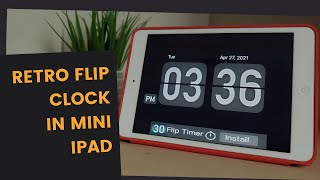 how to get a flip clock screensaver on mini ipad 2021 screenshot 5