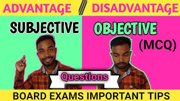 MCQ question and SUBJECTIVE Questions Best Tips || MCQ Disadvantages and Advantages ||MCQ CBSE BOARD