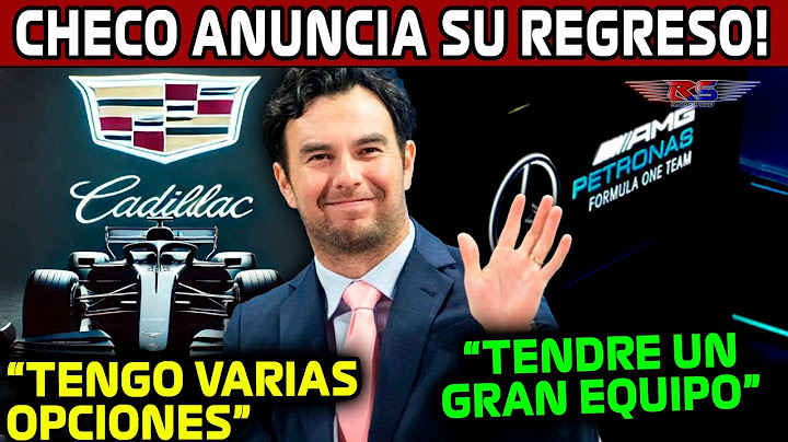 BOMBAZO MUNDIAL!! CHECO ANUNCIA SU REGRESO a LA FORMULA 1!!  NOTICIAS F1 2025 RED BULL SERGIO PEREZ