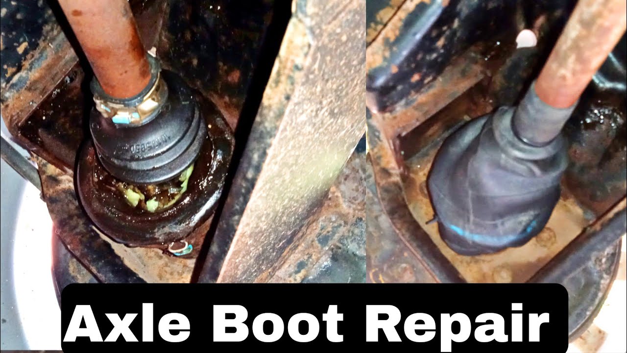 Axle Boot Repair \ DIY \ CV Boot Repair - YouTube