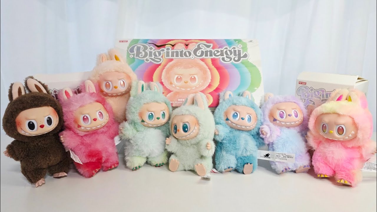 라부부 하이라이트 시리즈 인형 키링 THE MONSTERS LABUBU  Big into Energy Series Vinyl Plush Pendant 팝마트 popmart