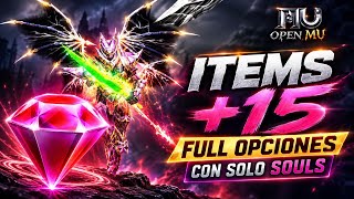 Create +15 FULL OPTION ITEMS with SOCKETS using ONLY SOULS! 💎 | OpenMU