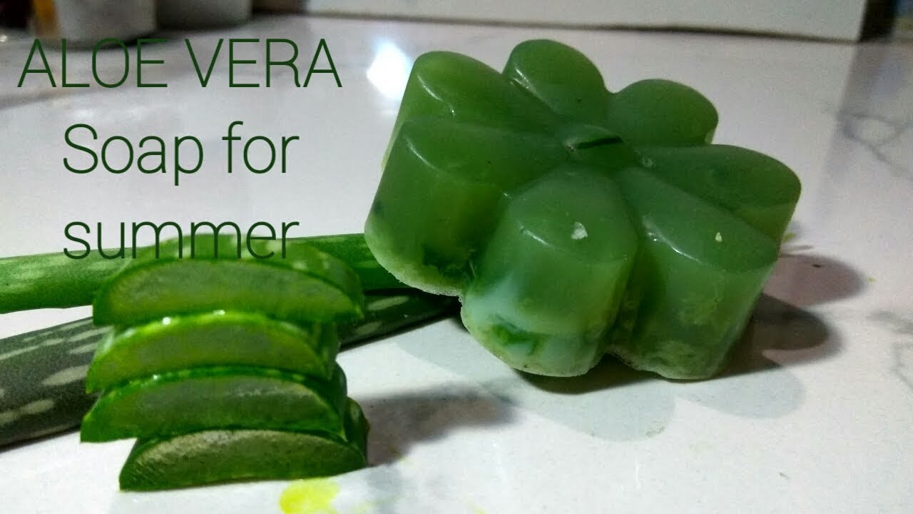 Moisturising ALOE VERA Soap making  periwinkle TV - YouTube