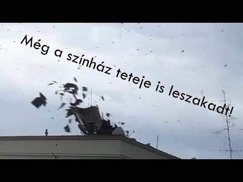 Szörnyű szélvihar Szegeden (2019 szeptembere)
