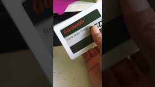 SSD GOLDENFIR falsificado comprado nó AliExpress