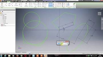 How to use of Line, Circle etc. tool in Autodesk Inventor