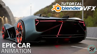 Epic Cinematic Car Animation Tutorial in Blender (Advanced)