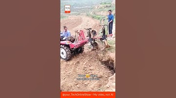 POWERFUL PLOW 🚜 | soil flips on its own 🤯 #crafts #skills #wow