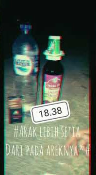 Minum sama teman teman