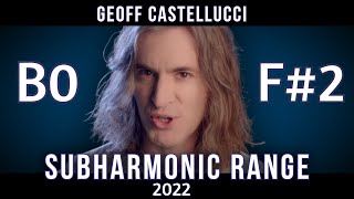 Geoff Castellucci - Subharmonic Range (B0 - F#2)