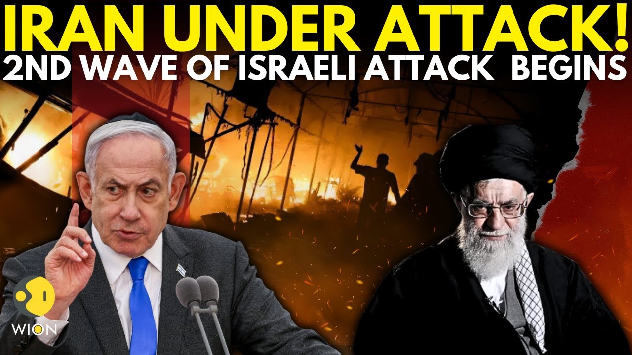 ⁣Israel Attacks Iran: Iran's Shiraz City Under Attack | 2nd Wave of Missile Attack Begins | WION