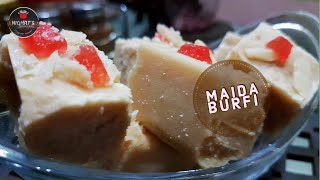 Maida Barfi Recipe | Simple & Easy | 10 Minute Barfi Recipe |Easy Burfi Recipe By Nighat