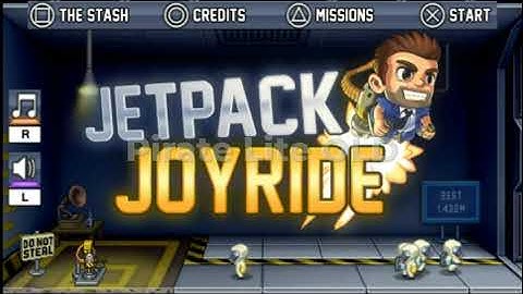 Jetpack Joyride (PSP Minis [PPSSPP], Windows 8.1 Pro, 1080p)