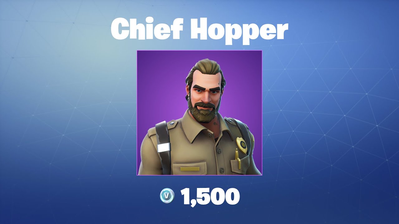 Chief Hopper Fortnite Outfit/Skin YouTube