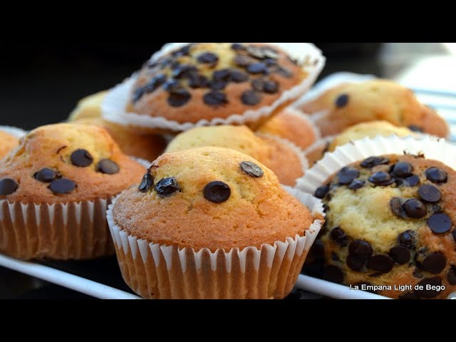 Magdalenas caseras con pepitas de chocolate (bolsa de 400gr aprox.) -  Delahuertacasa