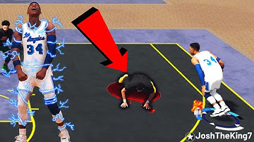 I tried to iso on my 98 overall playmaking post scorer in NBA 2K19...