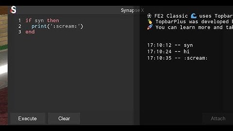 Roblox script | Synapse X in game | Pastebin
