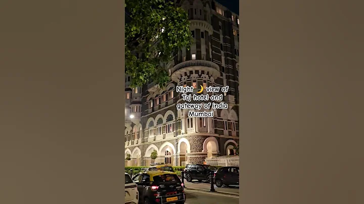 Gateway of India and Taj Hotel Mumbai Night View #gatewayofindia #tajhotelmumbai #mumbai #mumbailife