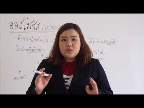 ออสโมซิส  (Osmosis) : การลำเลียงสารผ่านเซลล์ วิทยาศาสตร์ ม.1