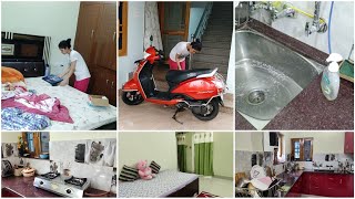 60 minutes Morning House Cleaning Task!!Indian Morning House Cleaning Routine!!