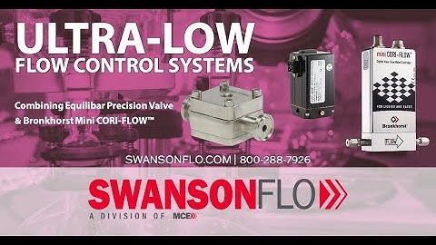 Demo of Ultra Low Flow Control Loop Combining Equilibar Precision Valve & Bronkhorst Mini CORI-FLOW™