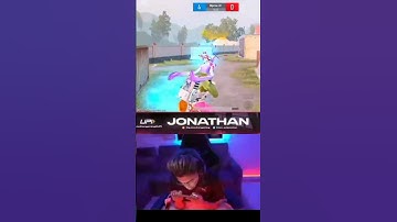 JONATHAN GAMING HACKER LIKE RUNNING CAR SPRAY 1V4 CLUTCH 😱!HACKER OR WOTT😱!#jonathangaming #shorts