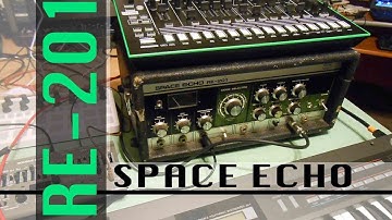 Roland Space Echo RE-201 Tape Effect Demo w/ Synthesizers #10
