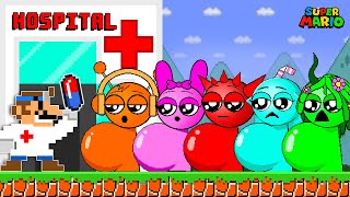 Download Lagu Mario Open a Hospital to Save the Pregnant Sprunki in Super Mario Bros #sprunki MP3