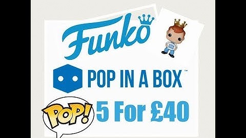 POP IN A BOX UNBOXING 5 FUNKO POP VINYL FIGURES FOR £40 | PIAB