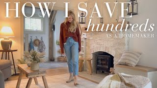 How I Save HUNDREDS as a Homemaker!