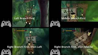 Rayman 2 - Iron Mountains 3 Ship Route Comparison